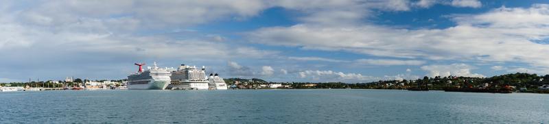 at the coastline of Antigua photo