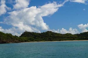 at the coastline of Antigua photo