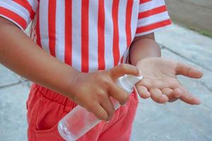 washing hands under the water tap. Hygiene concept hand detail. Pro photo