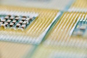 CPU, central processor unit, isolated background. photo