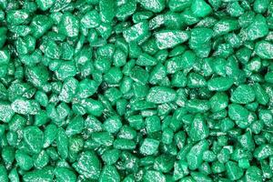 Glitter emerald stones for decoration photo