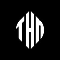 TXM circle letter logo design with circle and ellipse shape. TXM ellipse letters with typographic style. The three initials form a circle logo. TXM Circle Emblem Abstract Monogram Letter Mark Vector. vector