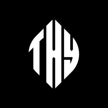 TXY circle letter logo design with circle and ellipse shape. TXY ellipse letters with typographic style. The three initials form a circle logo. TXY Circle Emblem Abstract Monogram Letter Mark Vector. vector