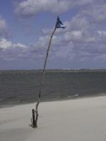 at the beach of Spiekeroog in the north sea photo