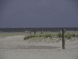 spiekeroog in the north sea photo