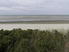 island of Spiekeroog in the north sea photo