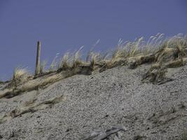 at the beach of Spiekeroog in the north sea photo