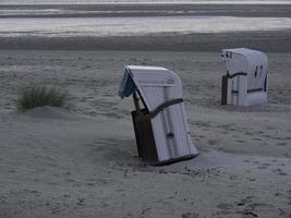 the island Spiekeroog in the north sea photo