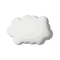 Clouds  3d realistic render objects vector