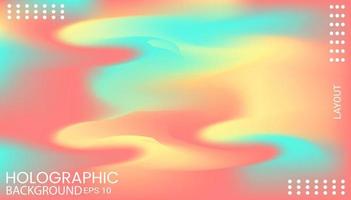 holographic abstract background vector