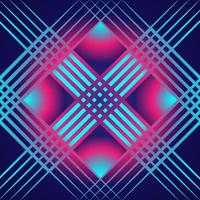 gradient abstract line neon style design vector