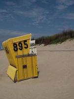 the island of Langeoog in the north sea photo