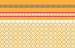 Abstract geometric and tribal patterns, usage design local fabric patterns, Design inspired by indigenous tribes. geometric Vector illustration