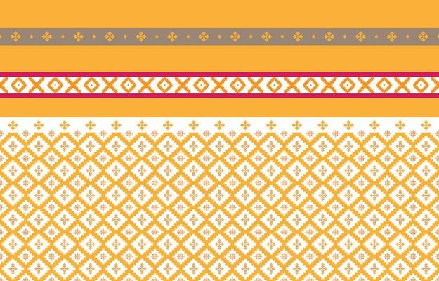 Abstract geometric and tribal patterns, usage design local fabric patterns, Design inspired by indigenous tribes. geometric Vector illustration