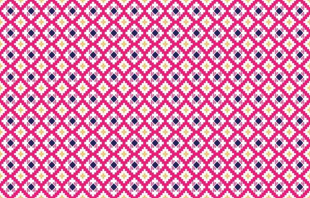 Abstract geometric and tribal patterns, usage design local fabric patterns, Design inspired by indigenous tribes. geometric Vector illustration