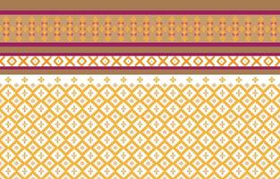 Abstract geometric and tribal patterns, usage design local fabric patterns, Design inspired by indigenous tribes. geometric Vector illustration