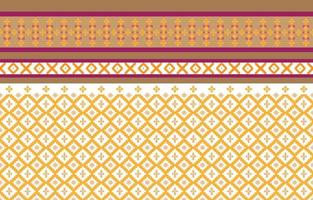 Abstract geometric and tribal patterns, usage design local fabric patterns, Design inspired by indigenous tribes. geometric Vector illustration