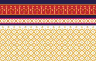 Abstract geometric and tribal patterns, usage design local fabric patterns, Design inspired by indigenous tribes. geometric Vector illustration