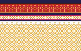 Abstract geometric and tribal patterns, usage design local fabric patterns, Design inspired by indigenous tribes. geometric Vector illustration