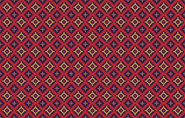 Abstract geometric and tribal patterns, usage design local fabric patterns, Design inspired by indigenous tribes. geometric Vector illustration