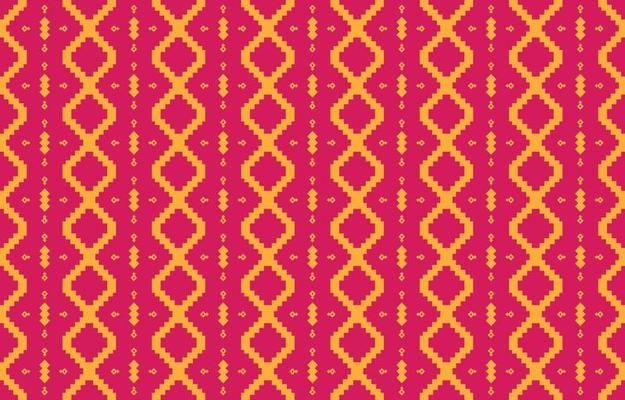 Abstract geometric and tribal patterns, usage design local fabric patterns, Design inspired by indigenous tribes. geometric Vector illustration