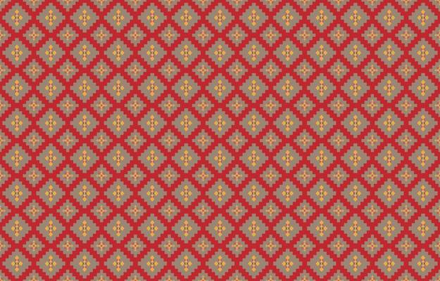 Abstract geometric and tribal patterns, usage design local fabric patterns, Design inspired by indigenous tribes. geometric Vector illustration