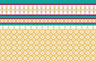 Abstract geometric and tribal patterns, usage design local fabric patterns, Design inspired by indigenous tribes. geometric Vector illustration