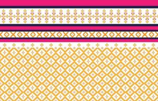 Abstract geometric and tribal patterns, usage design local fabric patterns, Design inspired by indigenous tribes. geometric Vector illustration