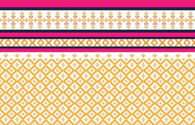 Abstract geometric and tribal patterns, usage design local fabric patterns, Design inspired by indigenous tribes. geometric Vector illustration