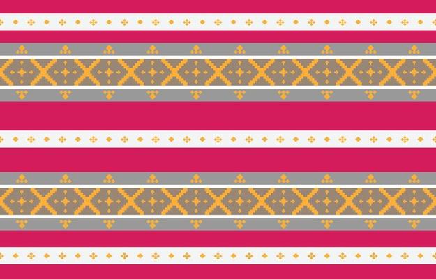 Abstract geometric and tribal patterns, usage design local fabric patterns, Design inspired by indigenous tribes. geometric Vector illustration