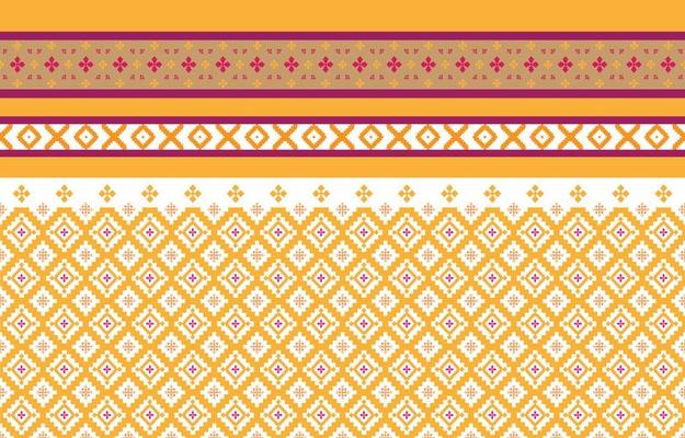 Abstract geometric and tribal patterns, usage design local fabric patterns, Design inspired by indigenous tribes. geometric Vector illustration