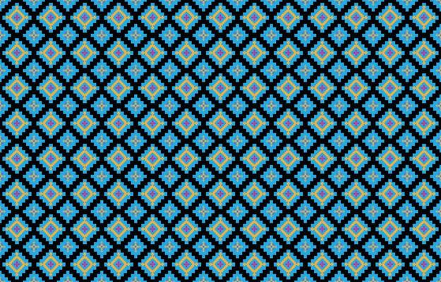 Abstract geometric and tribal patterns, usage design local fabric patterns, Design inspired by indigenous tribes. geometric Vector illustration