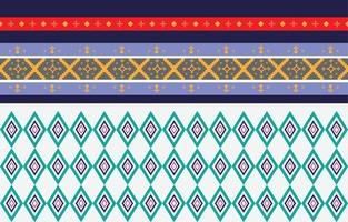 Abstract geometric and tribal patterns, usage design local fabric patterns, Design inspired by indigenous tribes. geometric Vector illustration