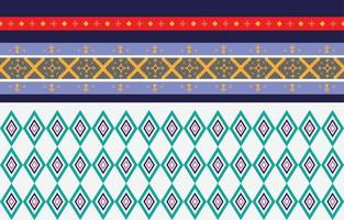 Abstract geometric and tribal patterns, usage design local fabric patterns, Design inspired by indigenous tribes. geometric Vector illustration