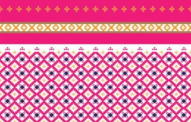 Abstract geometric and tribal patterns, usage design local fabric patterns, Design inspired by indigenous tribes. geometric Vector illustration