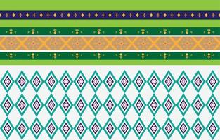 Abstract geometric and tribal patterns, usage design local fabric patterns, Design inspired by indigenous tribes. geometric Vector illustration