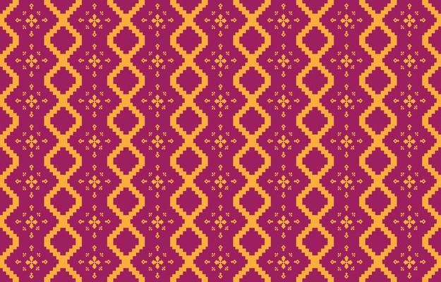 Abstract geometric and tribal patterns, usage design local fabric patterns, Design inspired by indigenous tribes. geometric Vector illustration