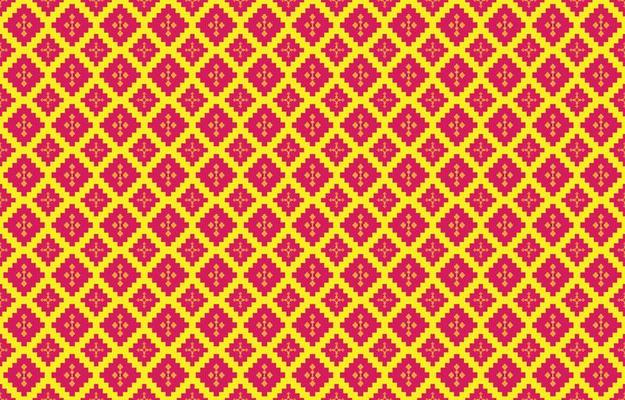 Abstract geometric and tribal patterns, usage design local fabric patterns, Design inspired by indigenous tribes. geometric Vector illustration