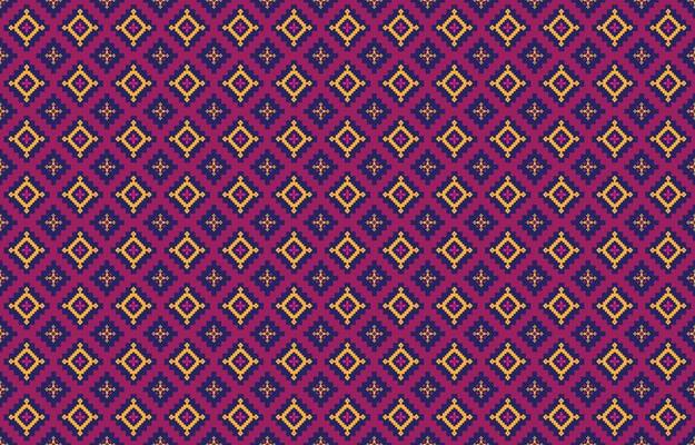 Abstract geometric and tribal patterns, usage design local fabric patterns, Design inspired by indigenous tribes. geometric Vector illustration