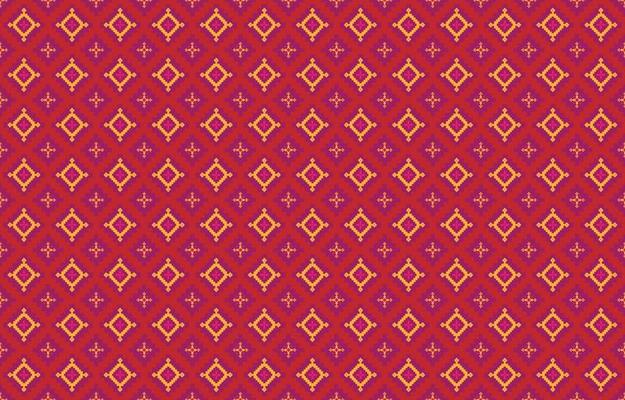 Abstract geometric and tribal patterns, usage design local fabric patterns, Design inspired by indigenous tribes. geometric Vector illustration