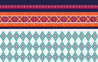 Abstract geometric and tribal patterns, usage design local fabric patterns, Design inspired by indigenous tribes. geometric Vector illustration