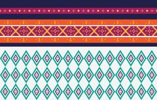 Abstract geometric and tribal patterns, usage design local fabric patterns, Design inspired by indigenous tribes. geometric Vector illustration