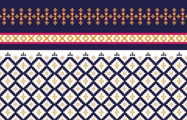 Abstract geometric and tribal patterns, usage design local fabric patterns, Design inspired by indigenous tribes. geometric Vector illustration