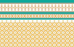 Abstract geometric and tribal patterns, usage design local fabric patterns, Design inspired by indigenous tribes. geometric Vector illustration