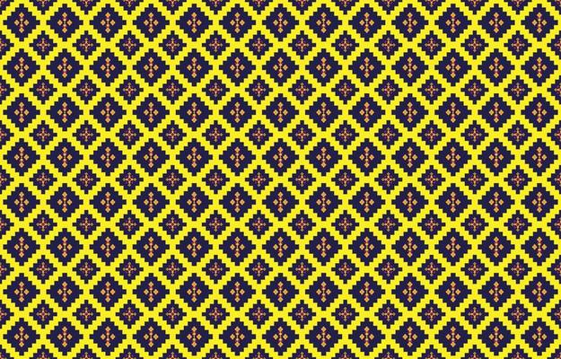 Abstract geometric and tribal patterns, usage design local fabric patterns, Design inspired by indigenous tribes. geometric Vector illustration