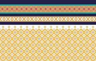 Abstract geometric and tribal patterns, usage design local fabric patterns, Design inspired by indigenous tribes. geometric Vector illustration