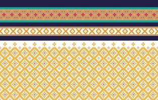 Abstract geometric and tribal patterns, usage design local fabric patterns, Design inspired by indigenous tribes. geometric Vector illustration