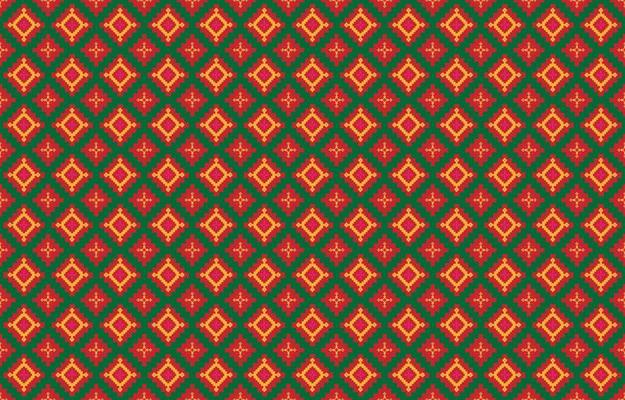 Abstract geometric and tribal patterns, usage design local fabric patterns, Design inspired by indigenous tribes. geometric Vector illustration