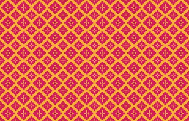 Abstract geometric and tribal patterns, usage design local fabric patterns, Design inspired by indigenous tribes. geometric Vector illustration