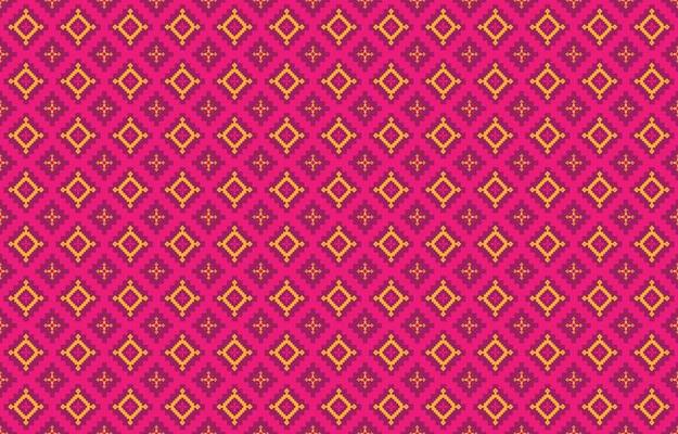 Abstract geometric and tribal patterns, usage design local fabric patterns, Design inspired by indigenous tribes. geometric Vector illustration